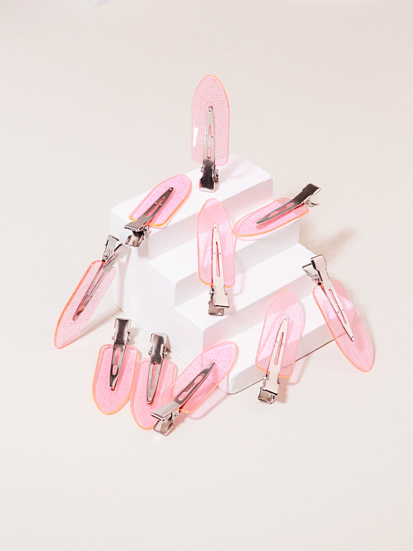 Transparent Hair Clips for Wigs – 10pcs Seamless Styling & Sectioning Clips