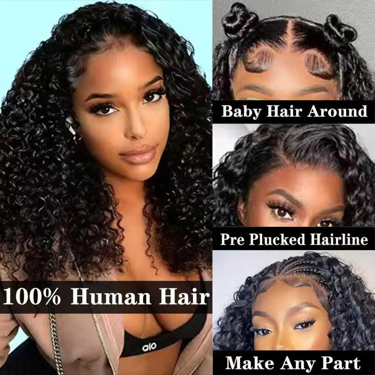 Deep Wave Bob Wig – 200% Density | 13x4 Invisible Lace Front | 100% Brazilian Virgin Hair