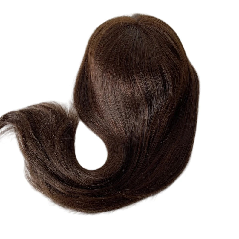 Brown Silk Top Full Lace Medical Wig – Chinese Virgin Hair 150%