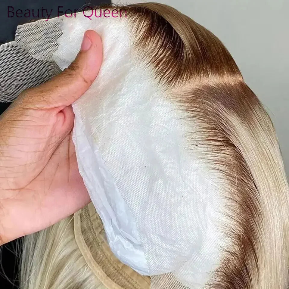 Ombre Blonde Short Bob Lace Front Wig
