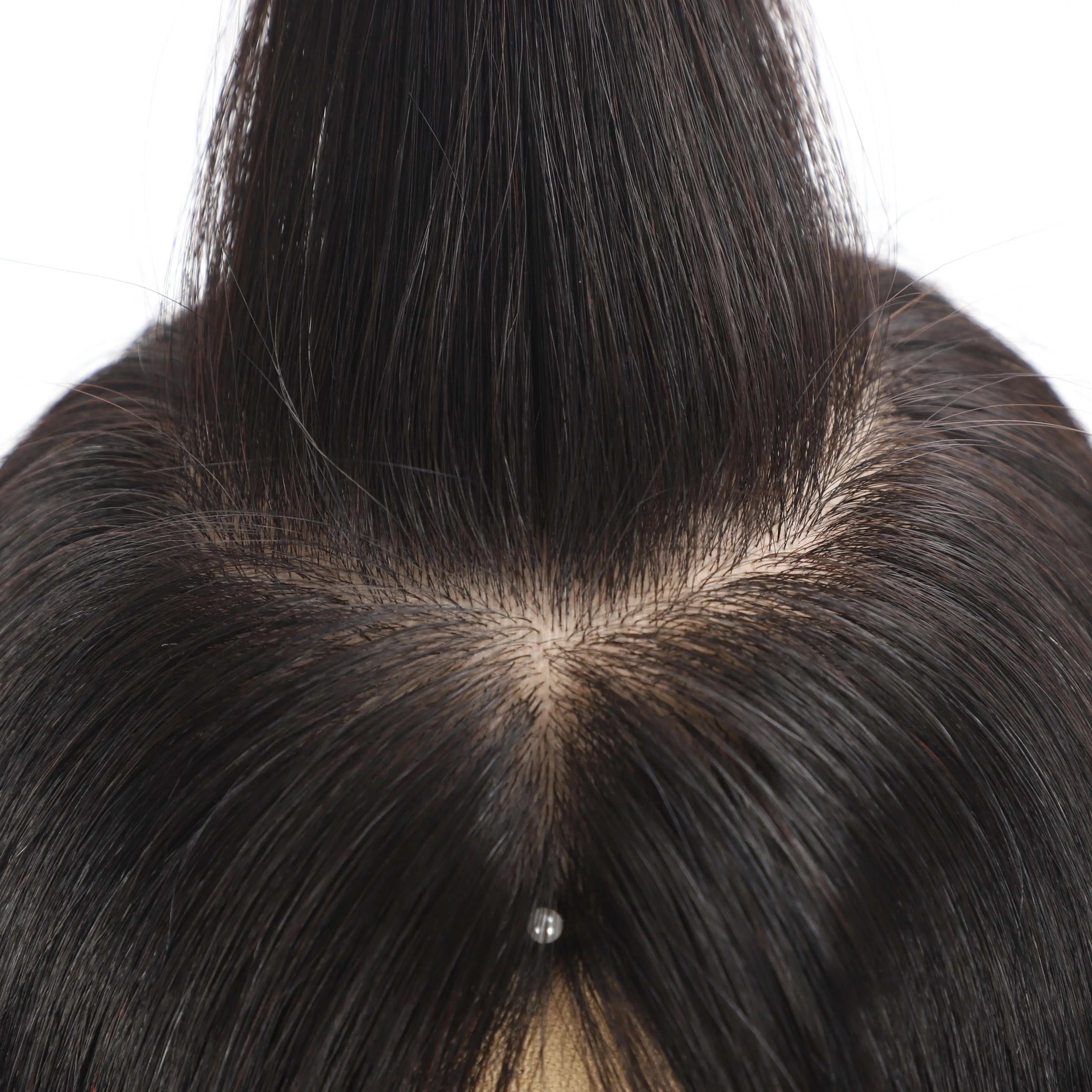 Silk Base Wig – Dark Brown European Virgin Hair with PU Front