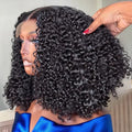 Curly Short Bob 13x4 Glueless Deep Wave Wig 250%