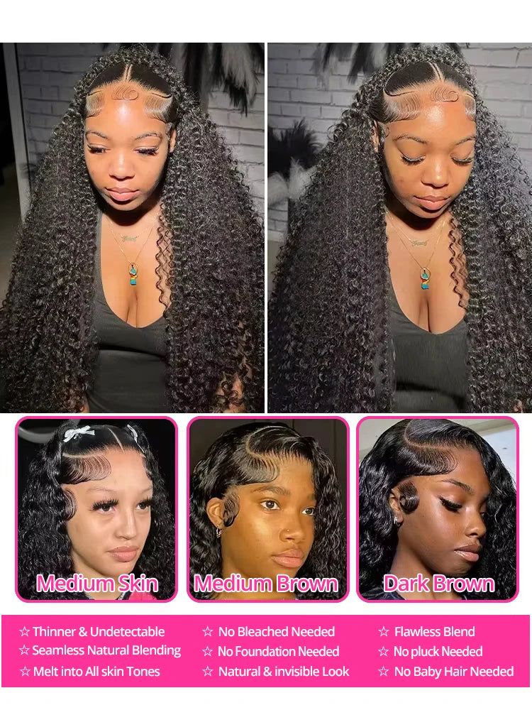 Water Wave Glueless 13x6 HD Frontal Wig 250%