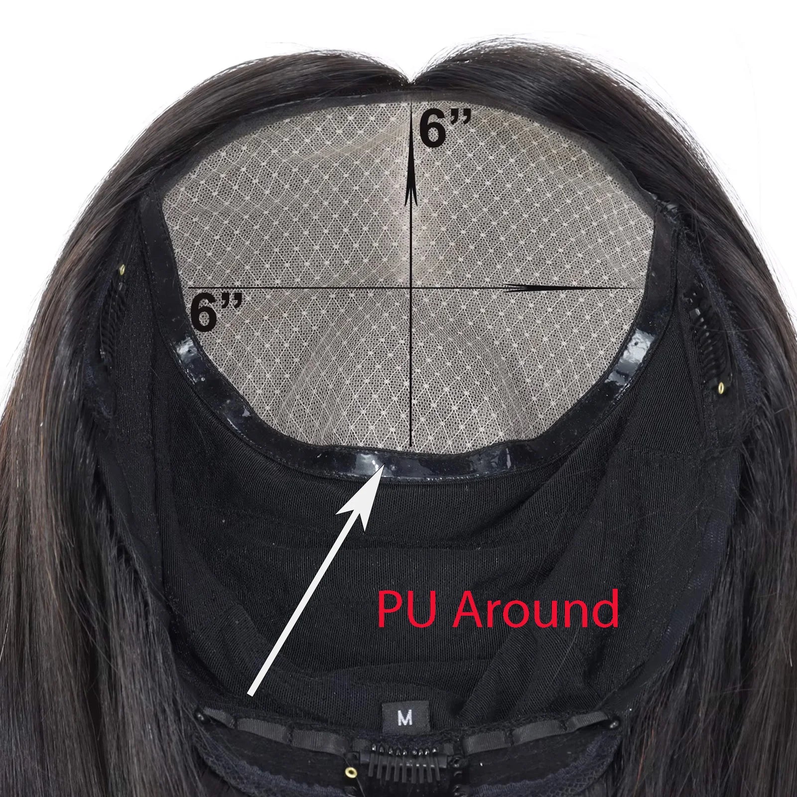 Silk Top 6x6 PU Front Remy European Straight Wig