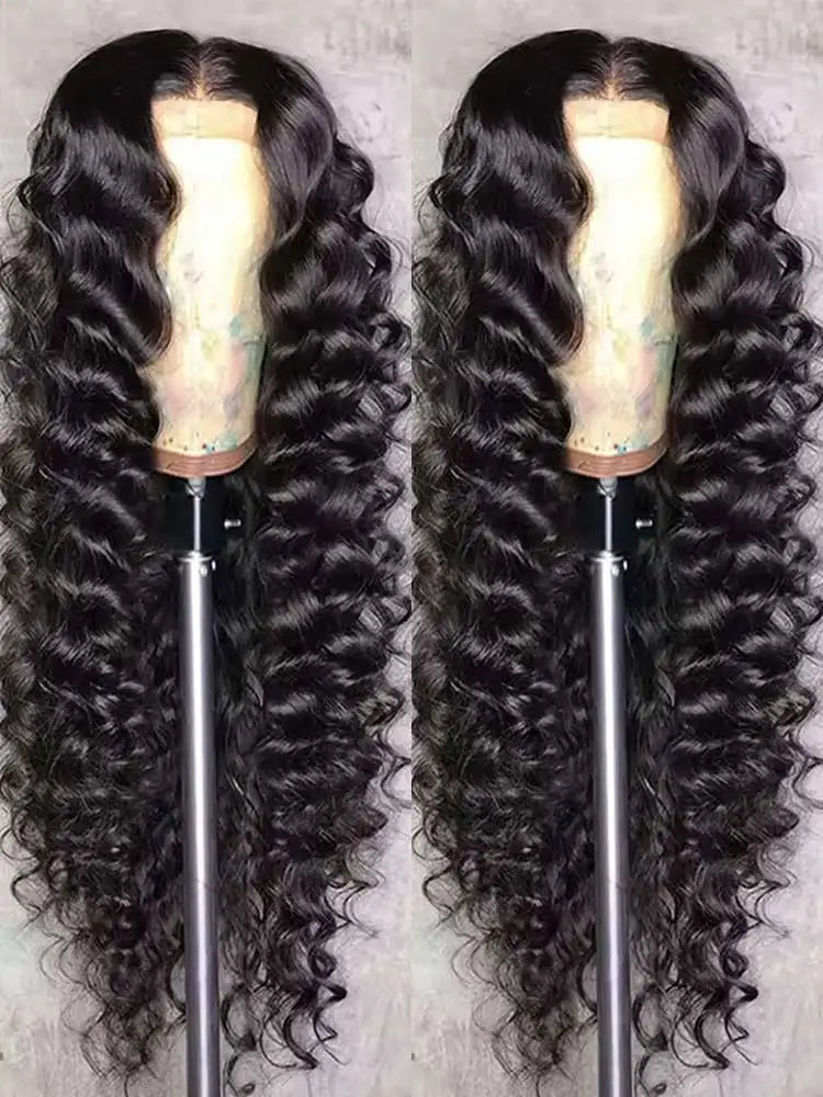 HD Loose Deep Wave Lace Front Wig – 40/42 Inch | 250% Density Brazilian Hair