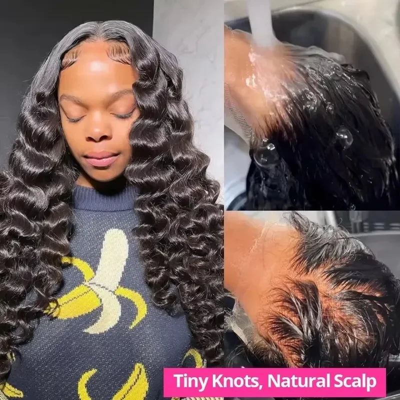 Loose Deep Wave HD Lace Front Wig – 13x4 / 13x6 | 250% Density Brazilian Hair