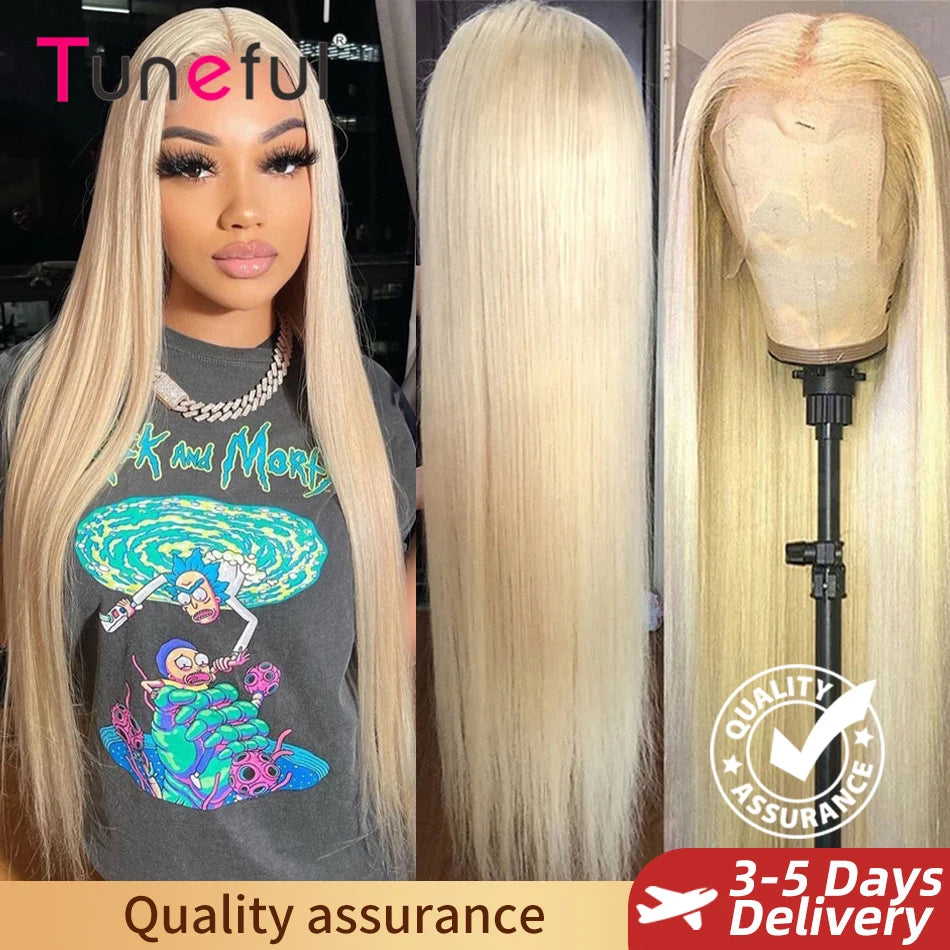 613 Blonde Straight 13x6 HD Lace Front Wig – Brazilian Hair
