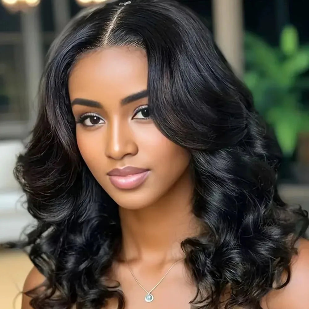 Body Wave Bob Glueless Wig – 220% Density | Ready To Wear 13x4 HD Lace Front