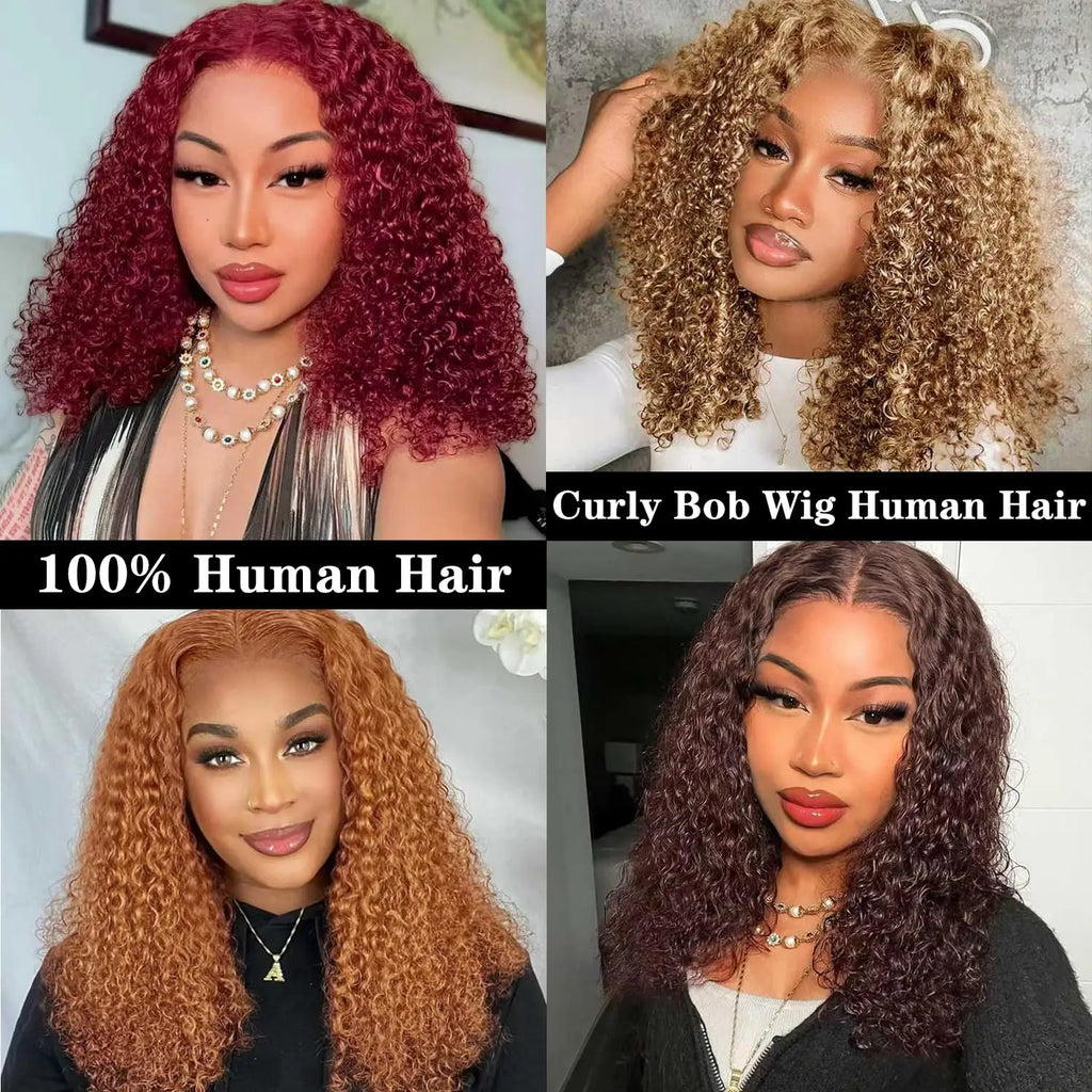 Deep Wave Bob Wig – 200% Density | 13x4 Invisible Lace Front | 100% Brazilian Virgin Hair