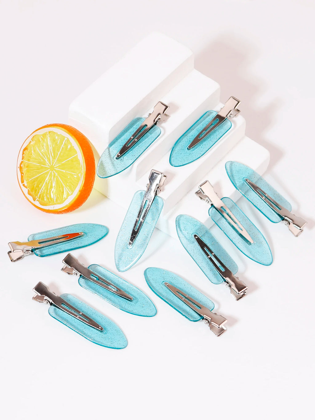 Transparent Hair Clips for Wigs – 10pcs Seamless Styling & Sectioning Clips