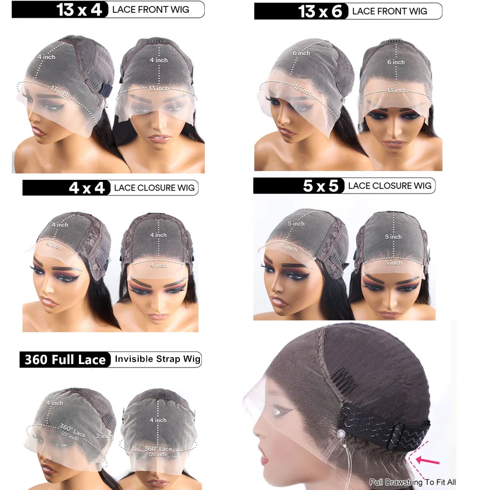 Deep Wave Glueless 360 HD Full Lace Wig – Invisible Strap