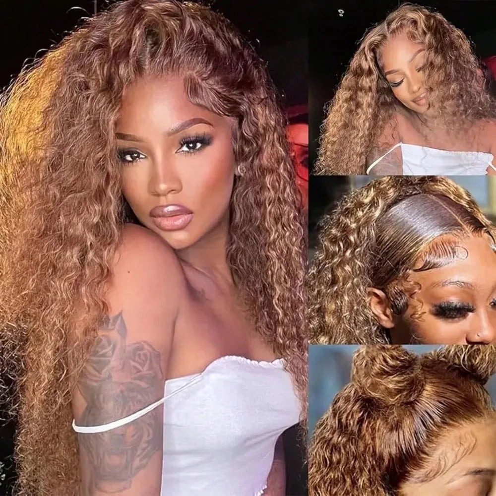 Highlight Deep Wave 13x4 HD Lace Front Wig – Glueless 5x5