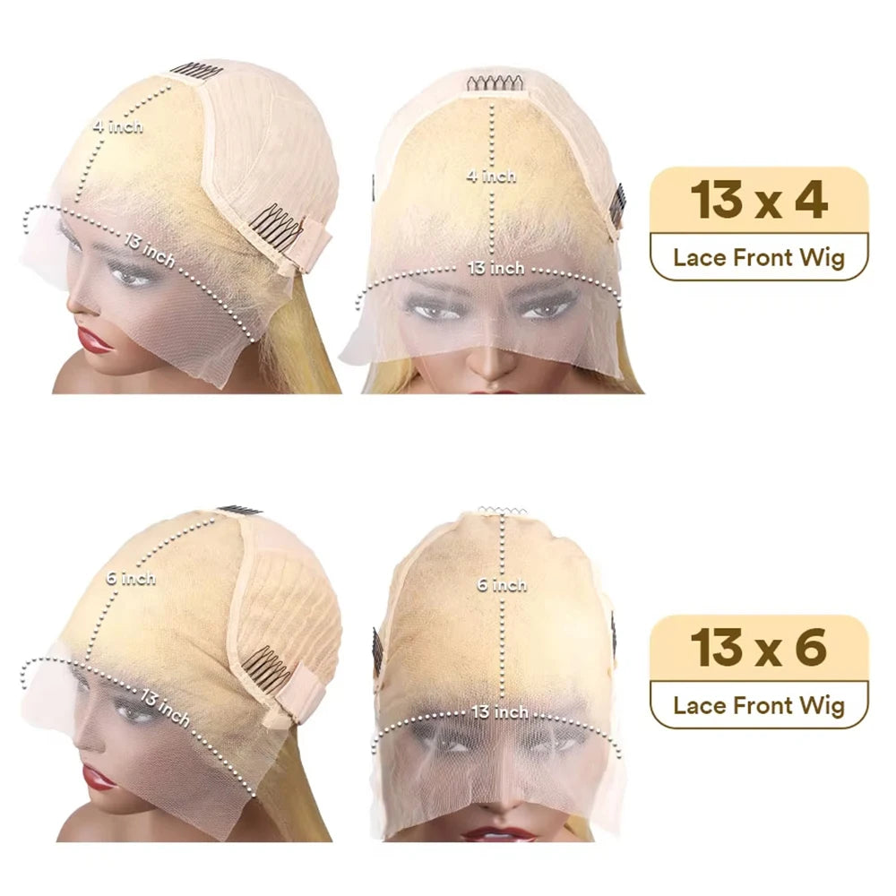 613 Blonde Body Wave 13x4/13x6 HD Lace Front Wig 220%