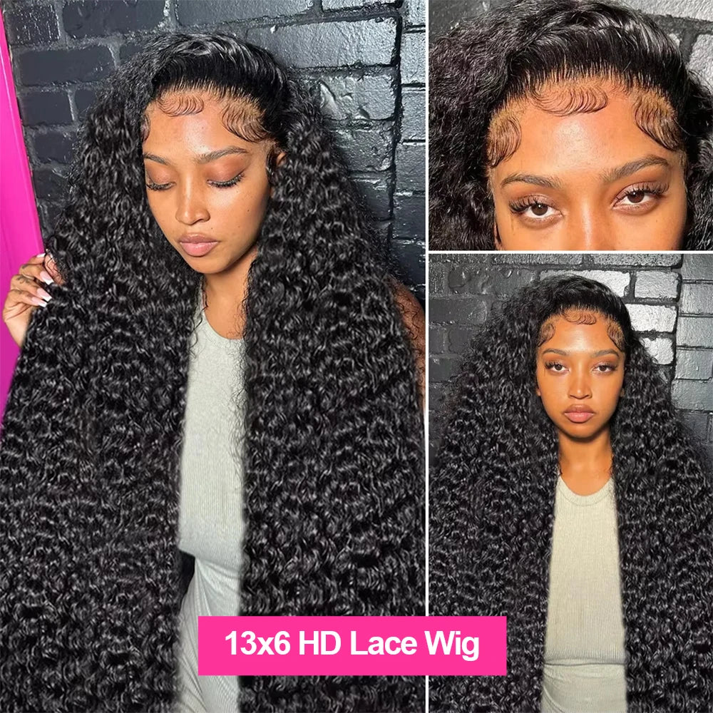Water Wave Glueless 13x6 HD Frontal Wig 250%