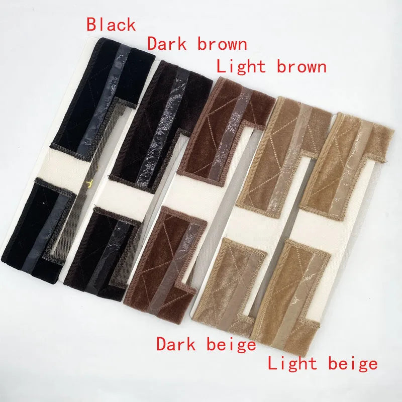 Velvet Wig Grip Headband with Silicone Film (5pcs)