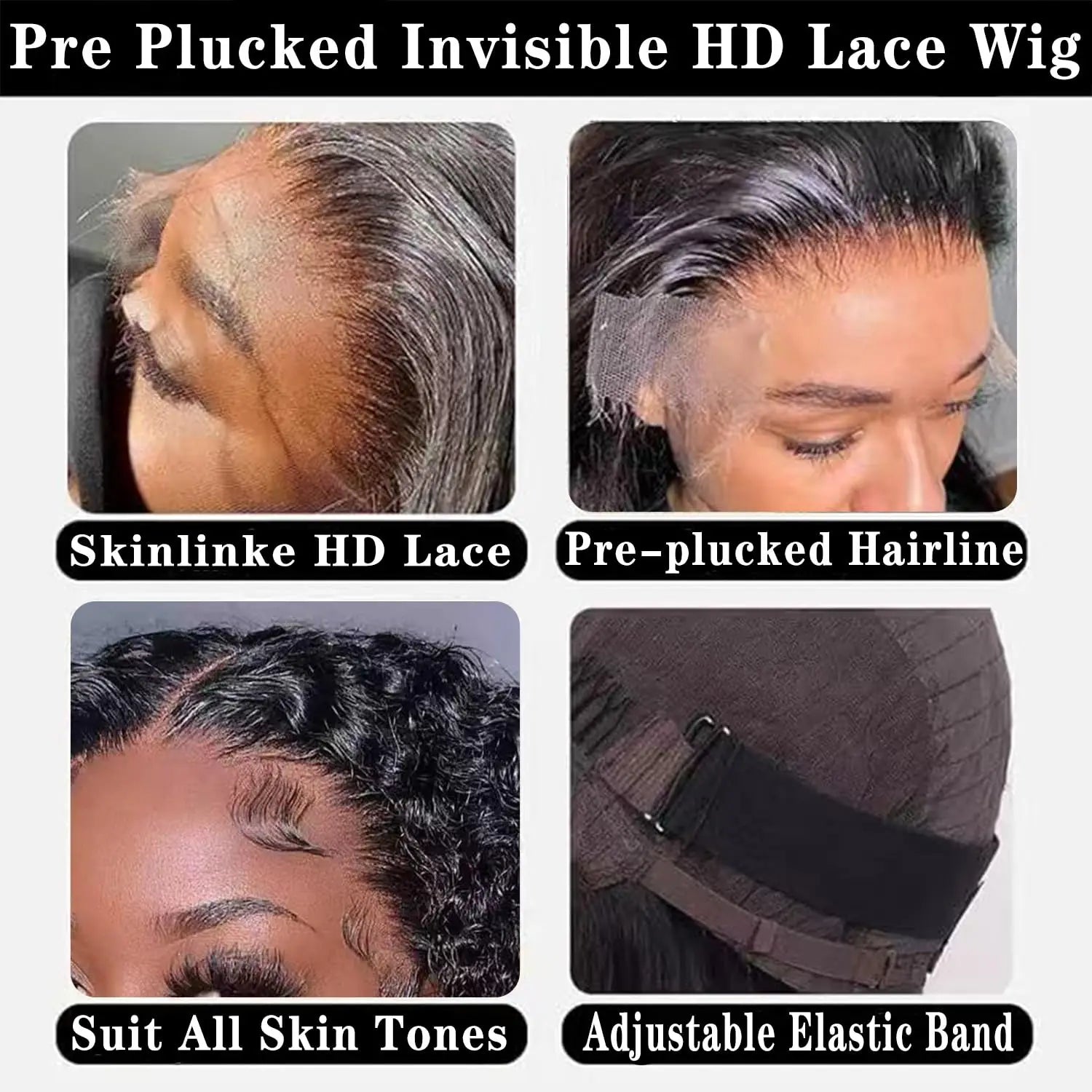 Deep Wave Bob Wig – 200% Density | 13x4 Invisible Lace Front | 100% Brazilian Virgin Hair