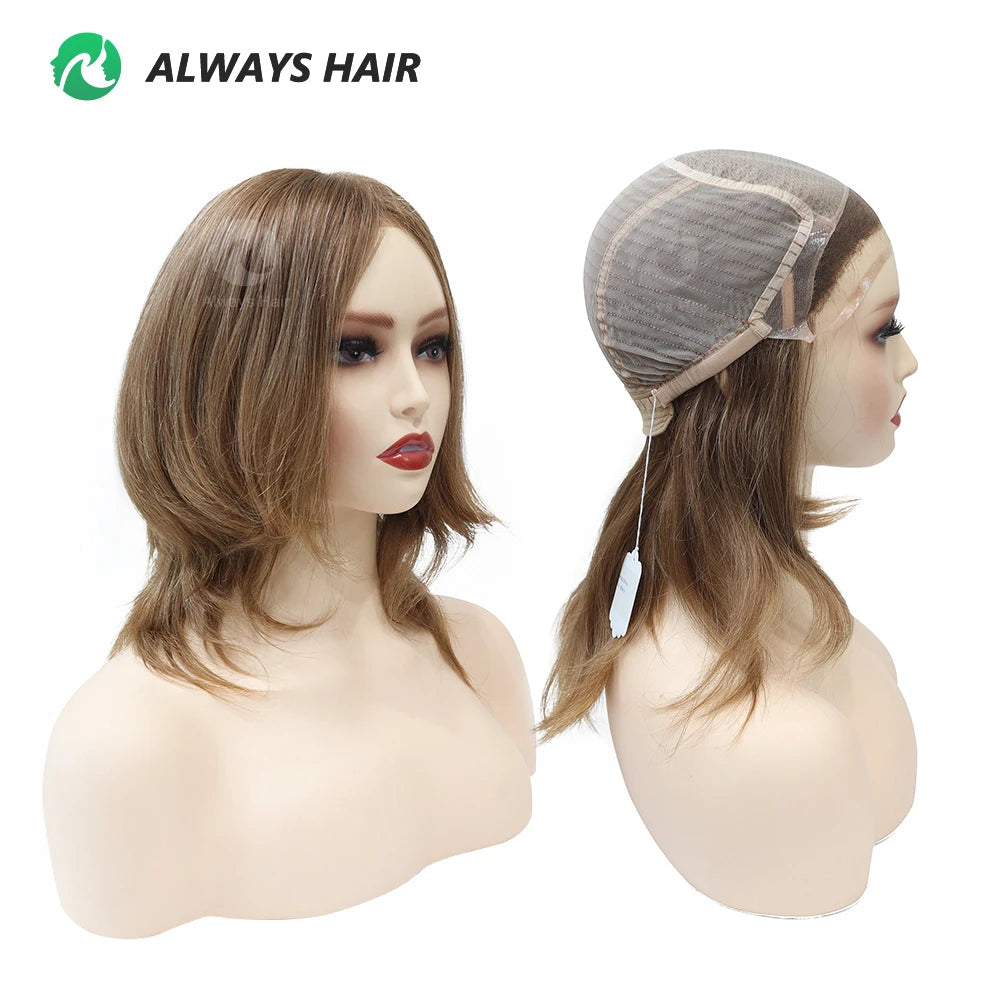 European Virgin Hair Straight Short Lace Front Wig – French Lace