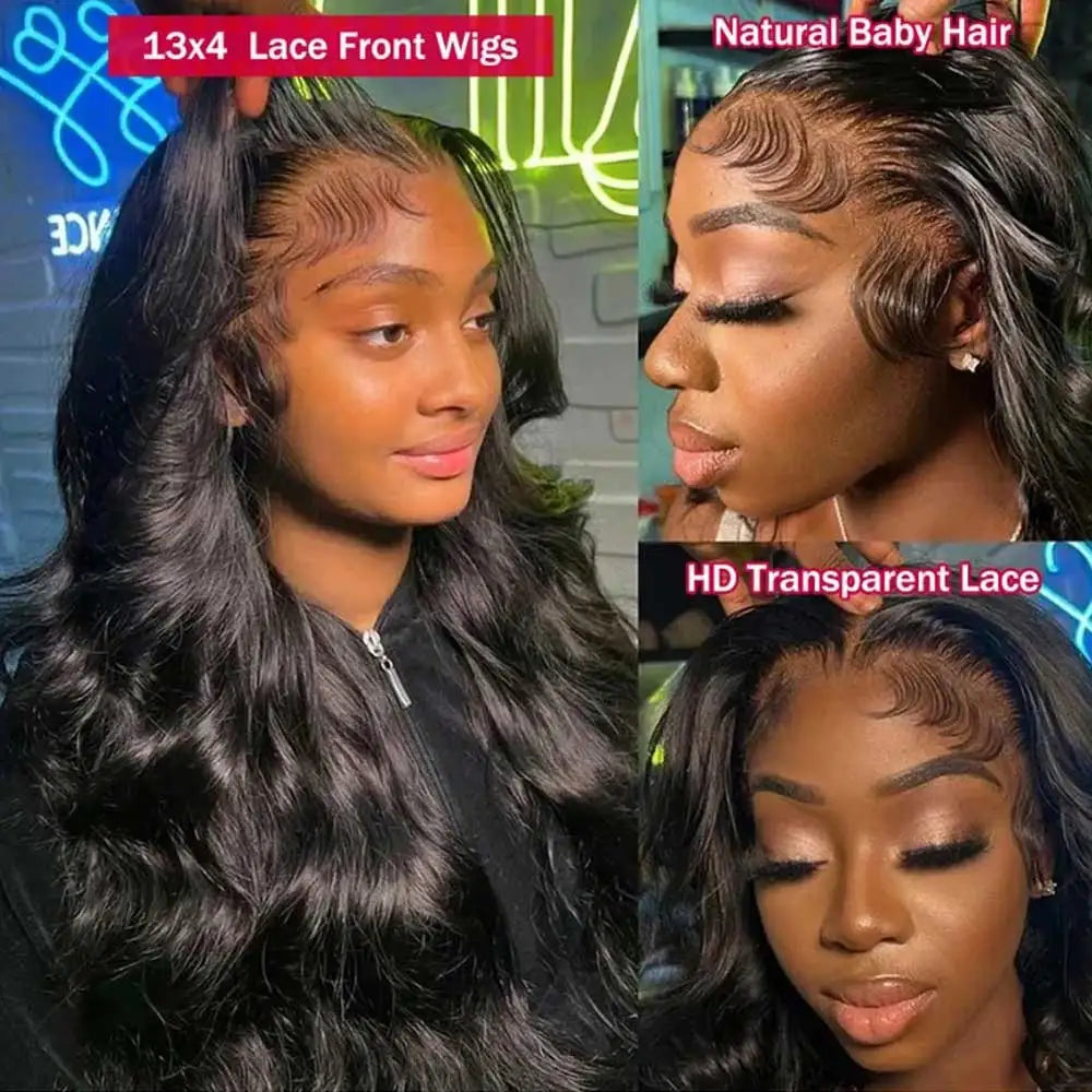 Body Wave HD Lace Front Wig – 13x4 / 13x6 | 100% Remy Human Hair