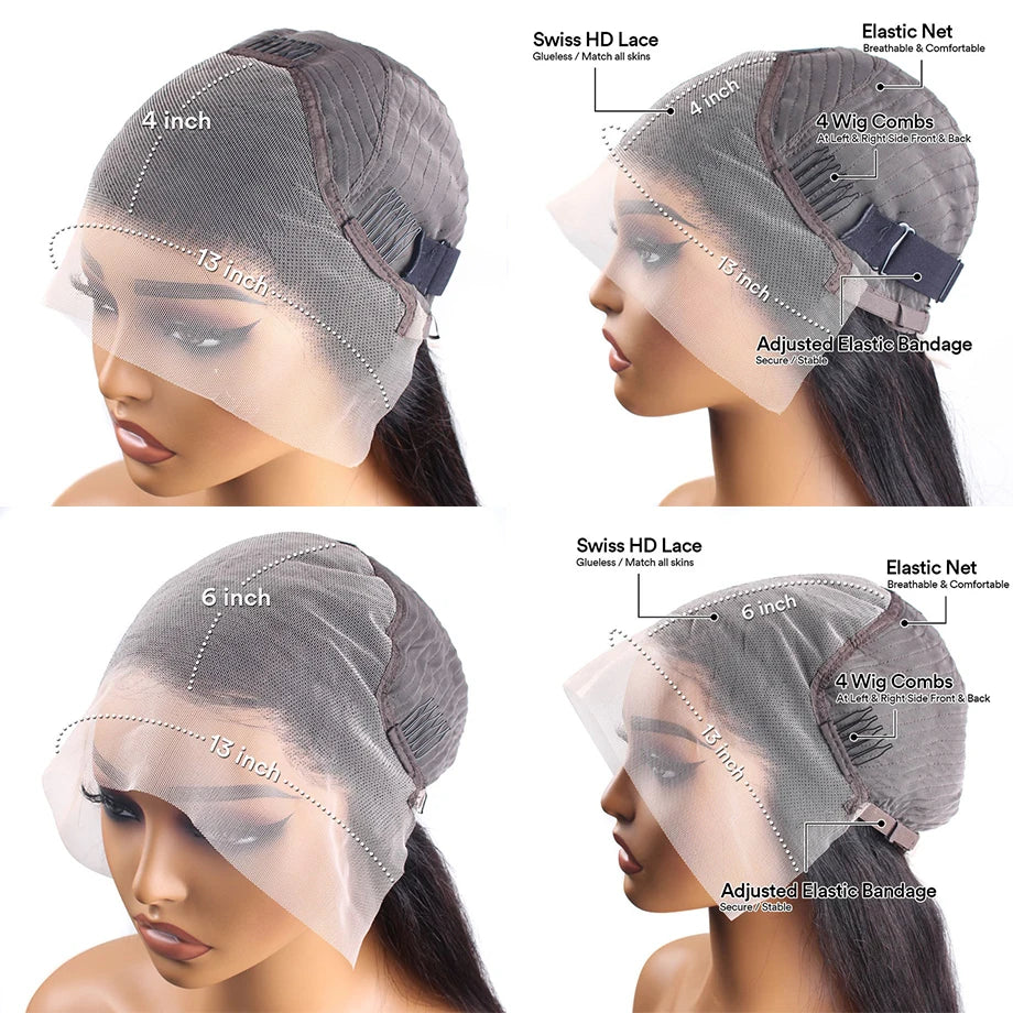 Body Wave 13x6/13x4 HD Lace Front Wig – Brazilian Human Hair
