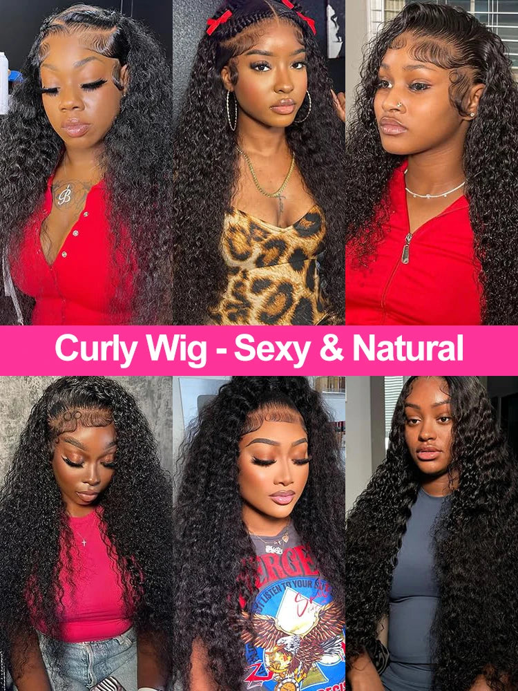 Water Wave Glueless 13x6 HD Frontal Wig 250%