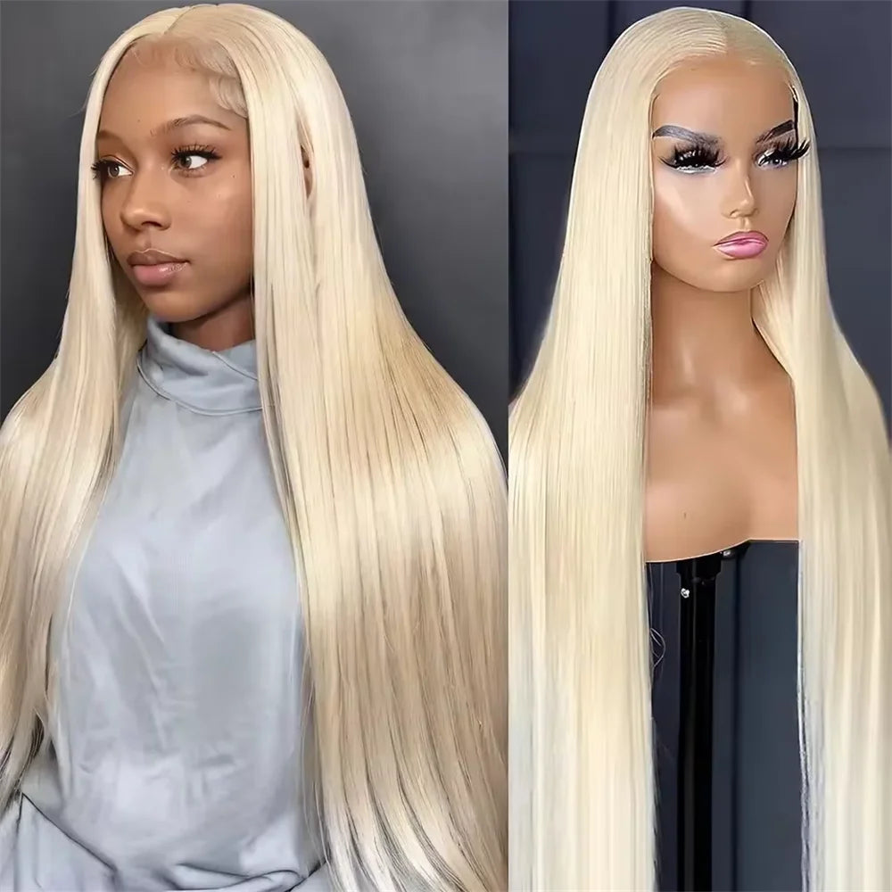 613 Honey Blonde Straight 13x6 HD Lace Front Wig 200%