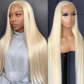 613 Honey Blonde Straight 13x6 HD Lace Front Wig 200%
