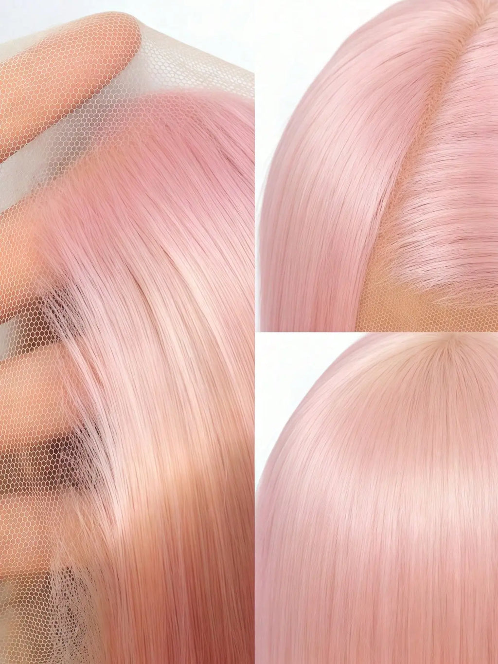Gradient Pink Curly Lace Front Wig – 200% Density | 13x4 HD Transparent Lace | Glueless
