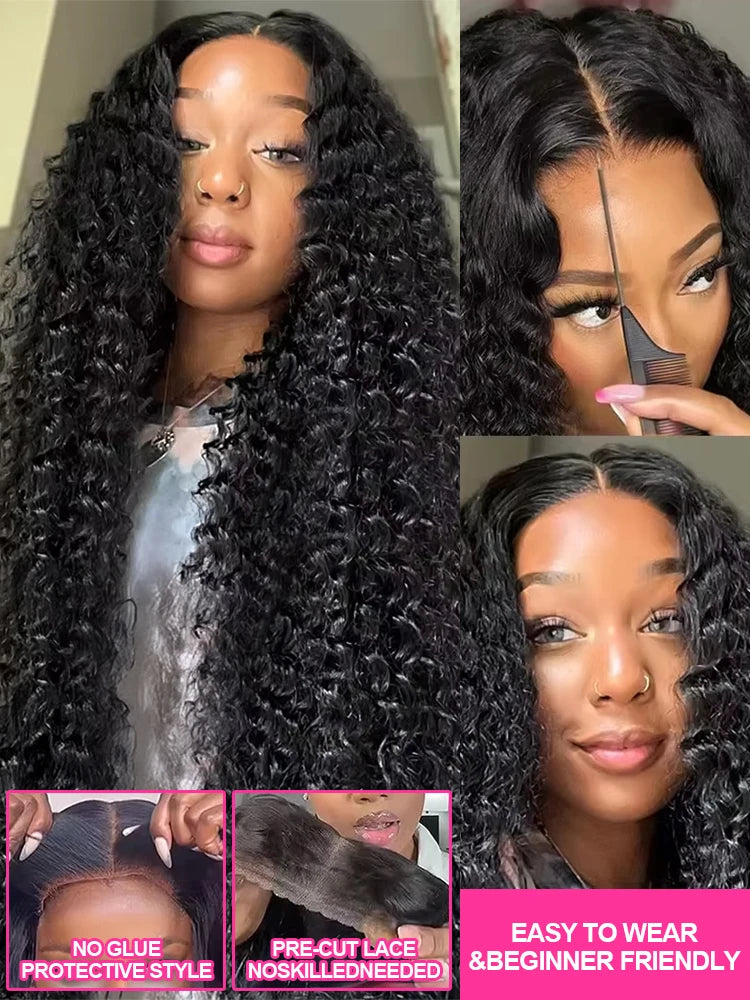 Water Wave Glueless 13x6 HD Frontal Wig 250%