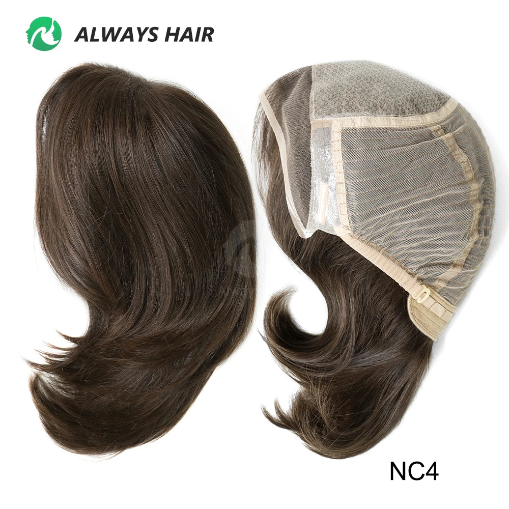 European Virgin Hair Straight Short Lace Front Wig – French Lace