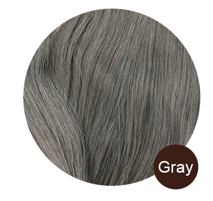 Blonde Straight Human Hair Topper with Bangs – Silk Base Clip-In