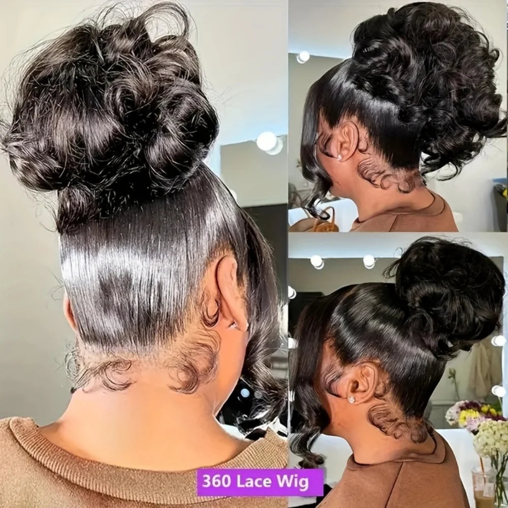 Body Wave 360 HD Full Lace Wig 250% – Full Hairline