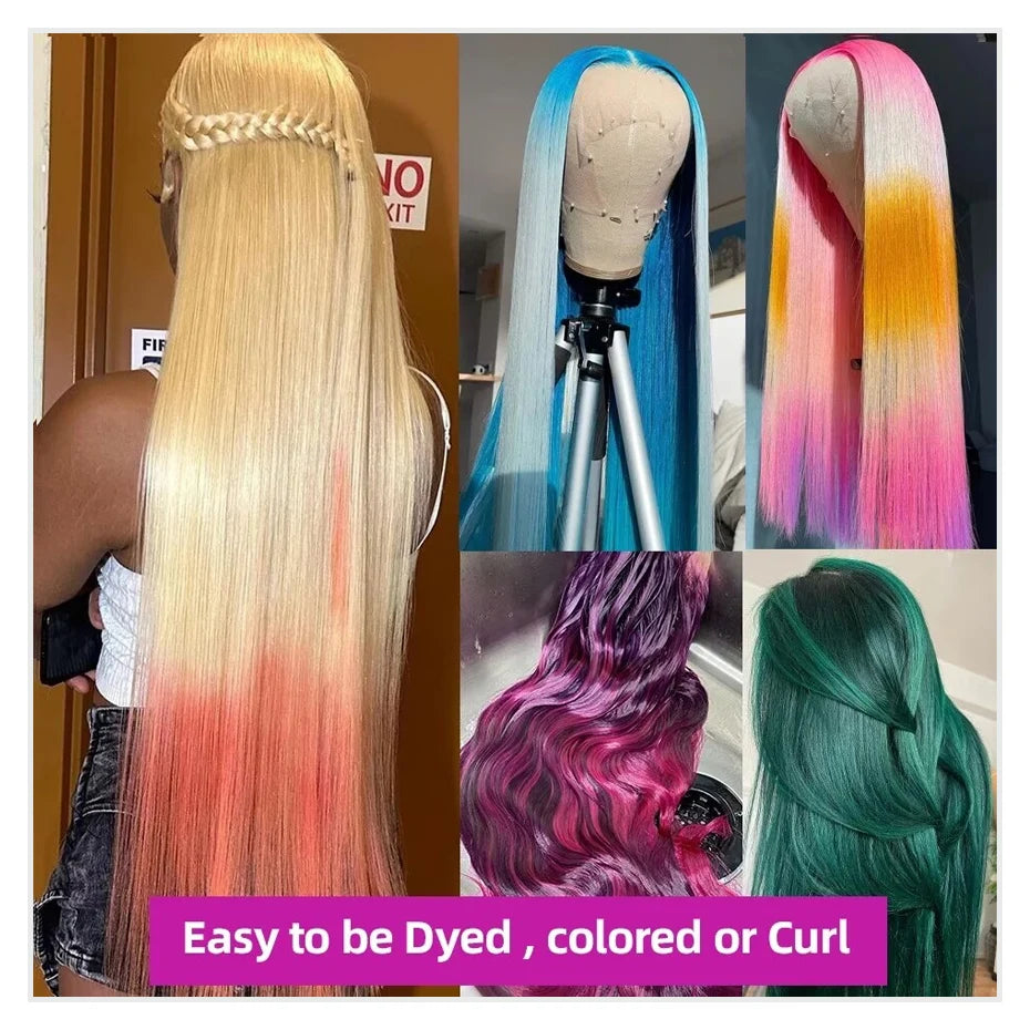 613 Honey Blonde Straight 360 HD Lace Wig – Raw Brazilian Hair