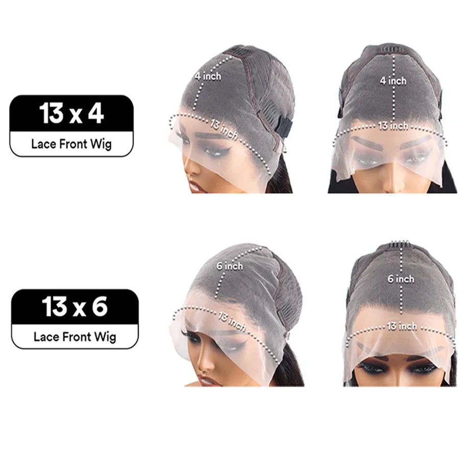 Highlight Ombre Deep Wave 13x6/13x4 HD Lace Front Wig