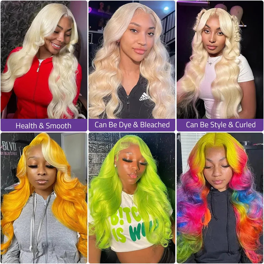 613 Blonde Body Wave 13x4/13x6 HD Lace Front Wig 220%