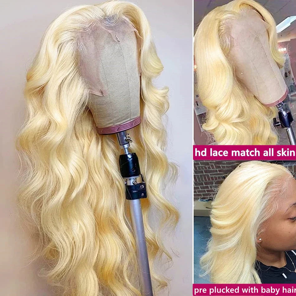 613 Blonde Body Wave 13x6 HD Lace Front Wig
