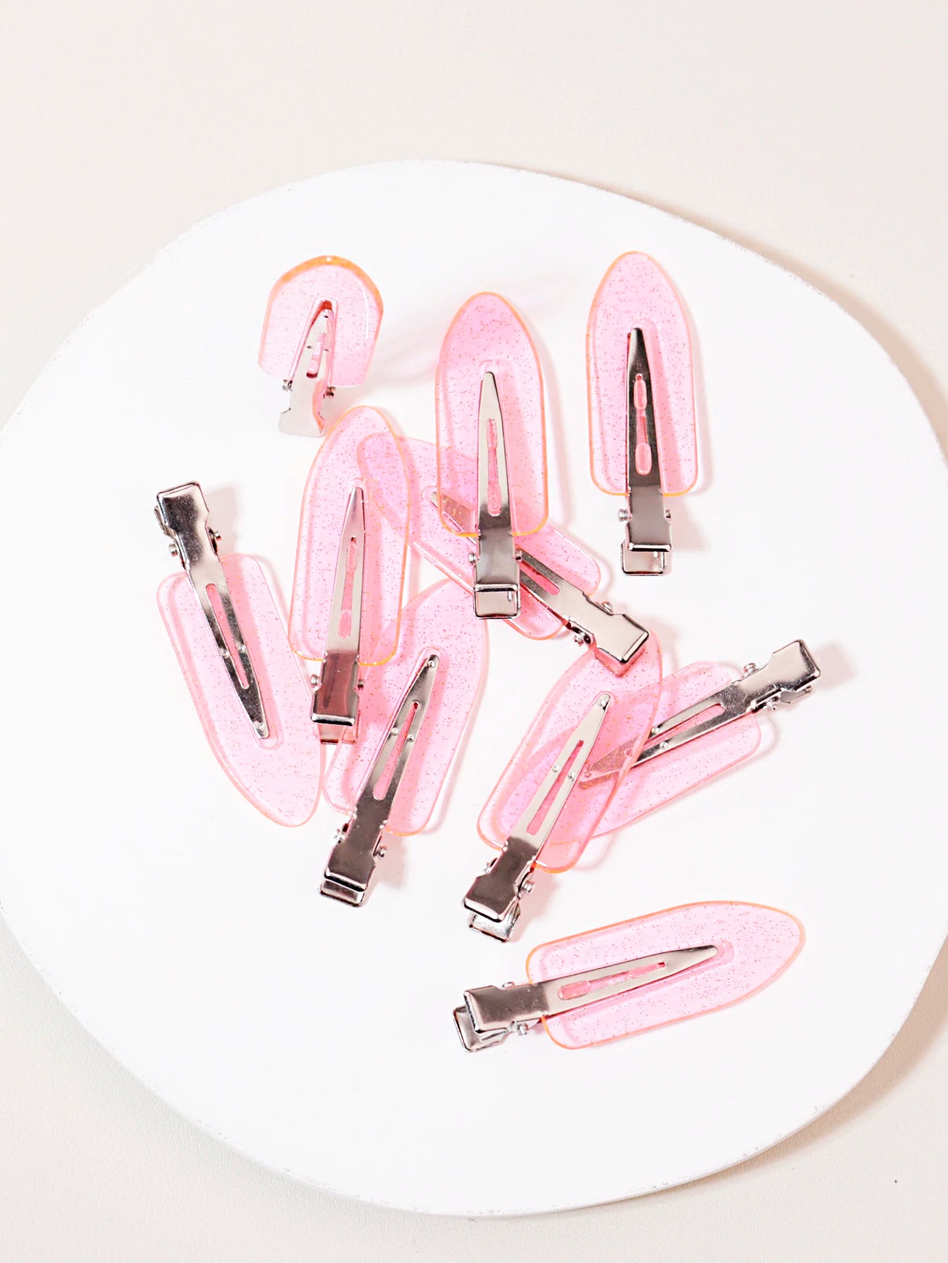 Transparent Hair Clips for Wigs – 10pcs Seamless Styling & Sectioning Clips