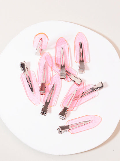 Transparent Hair Clips for Wigs – 10pcs Seamless Styling & Sectioning Clips