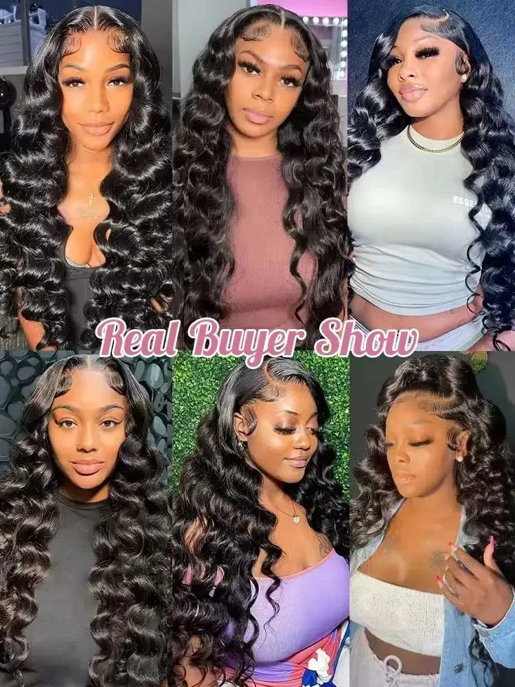 HD Loose Deep Wave Lace Front Wig – 40/42 Inch | 250% Density Brazilian Hair