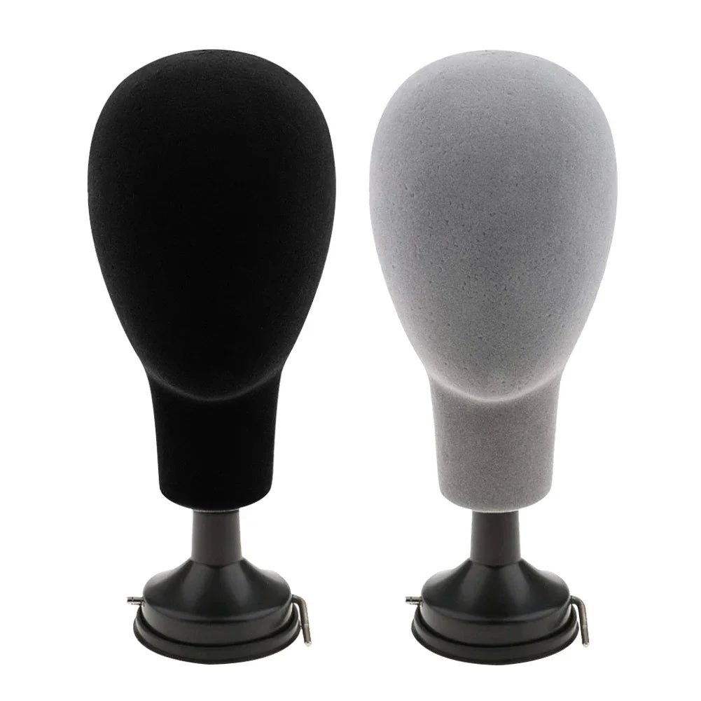 Foam Mannequin Head Display Stand – Wig, Hat & Glasses Holder