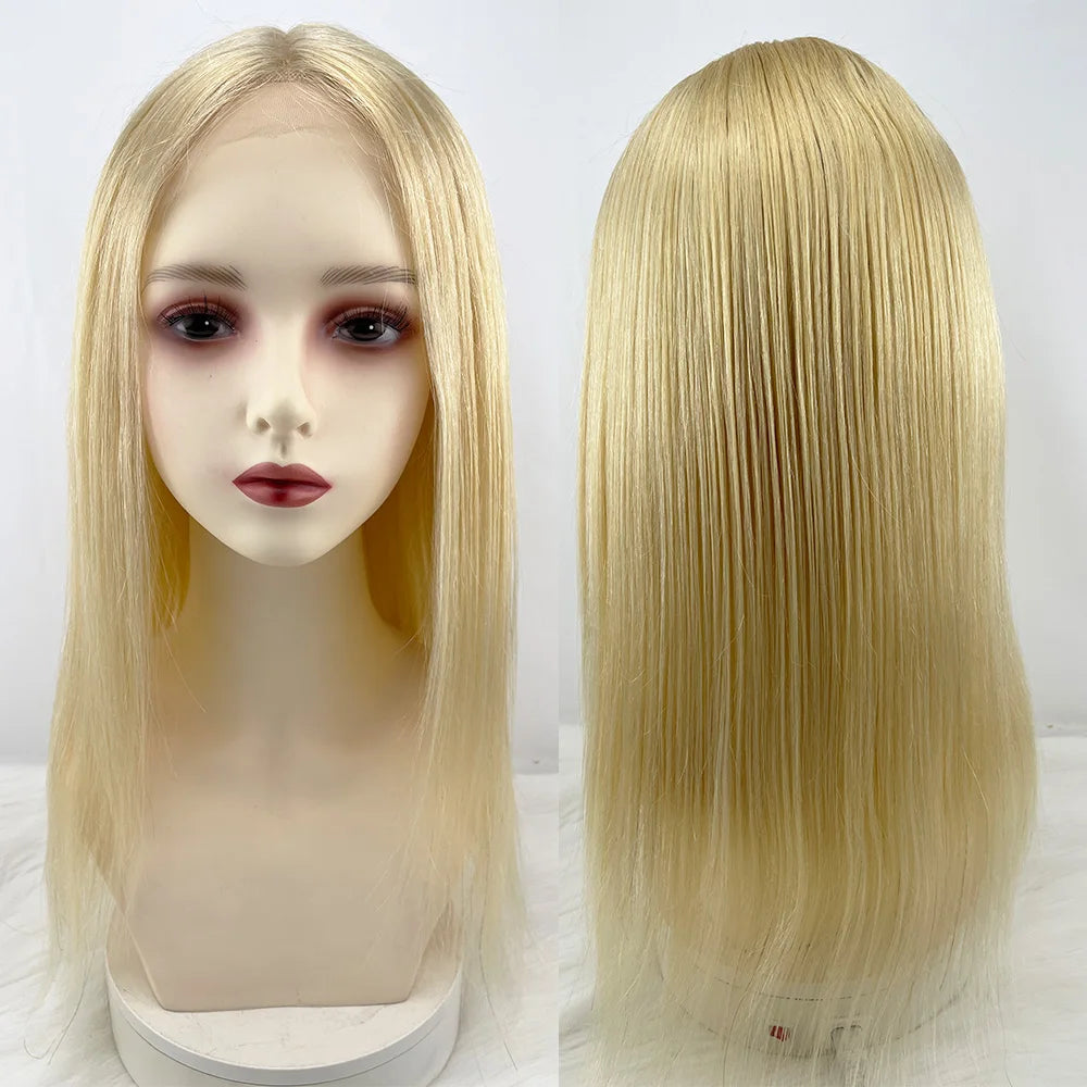 613 Blonde Silk Top 5x5 Closure Wig – European Virgin Hair
