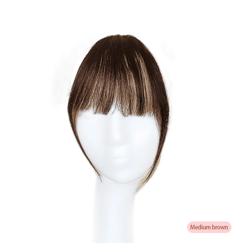 Invisible Air Bangs Clip-In Hair Extension – 100% Human Hair Fringe