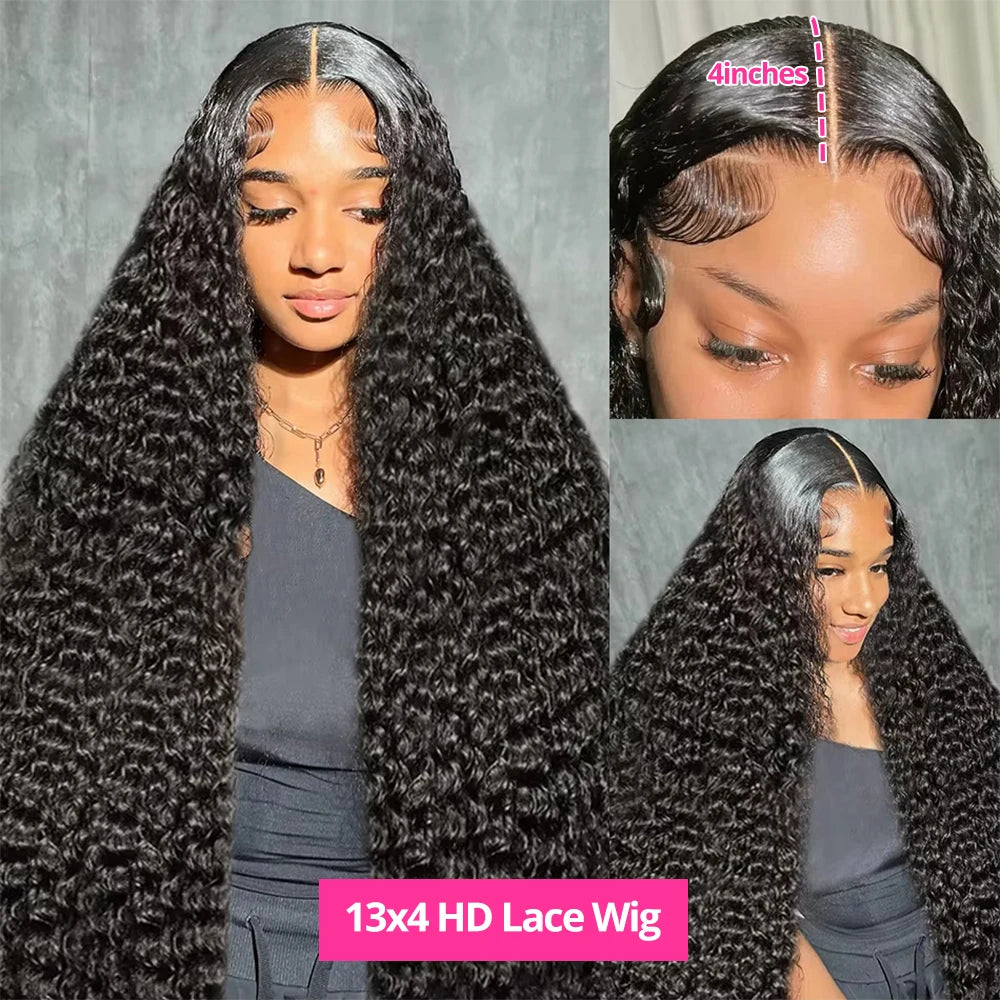 Water Wave Glueless 13x6 HD Frontal Wig 250%