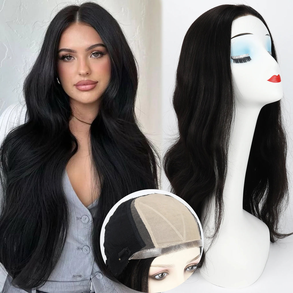 Body Wave Silk Base Wig with PU Front Lace – 150% Density