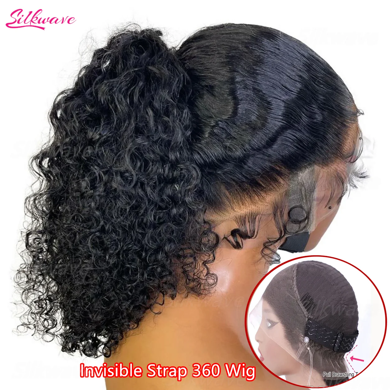 Deep Wave Glueless 360 HD Full Lace Wig – Invisible Strap