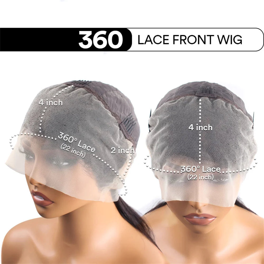 Body Wave 360 HD Full Lace Wig 250% – Full Hairline