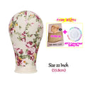 Soft Canvas Wig Head with Tripod Stand – 22 Inch | Adjustable Wig Styling Stand