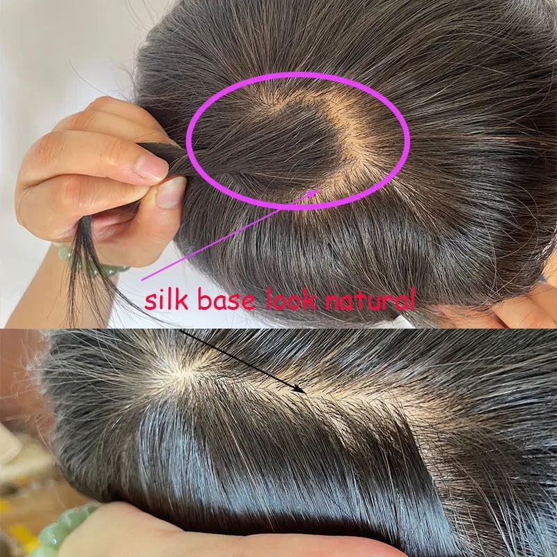 Silk Top Full Lace Wig – Straight Brazilian Remy Hair 150%