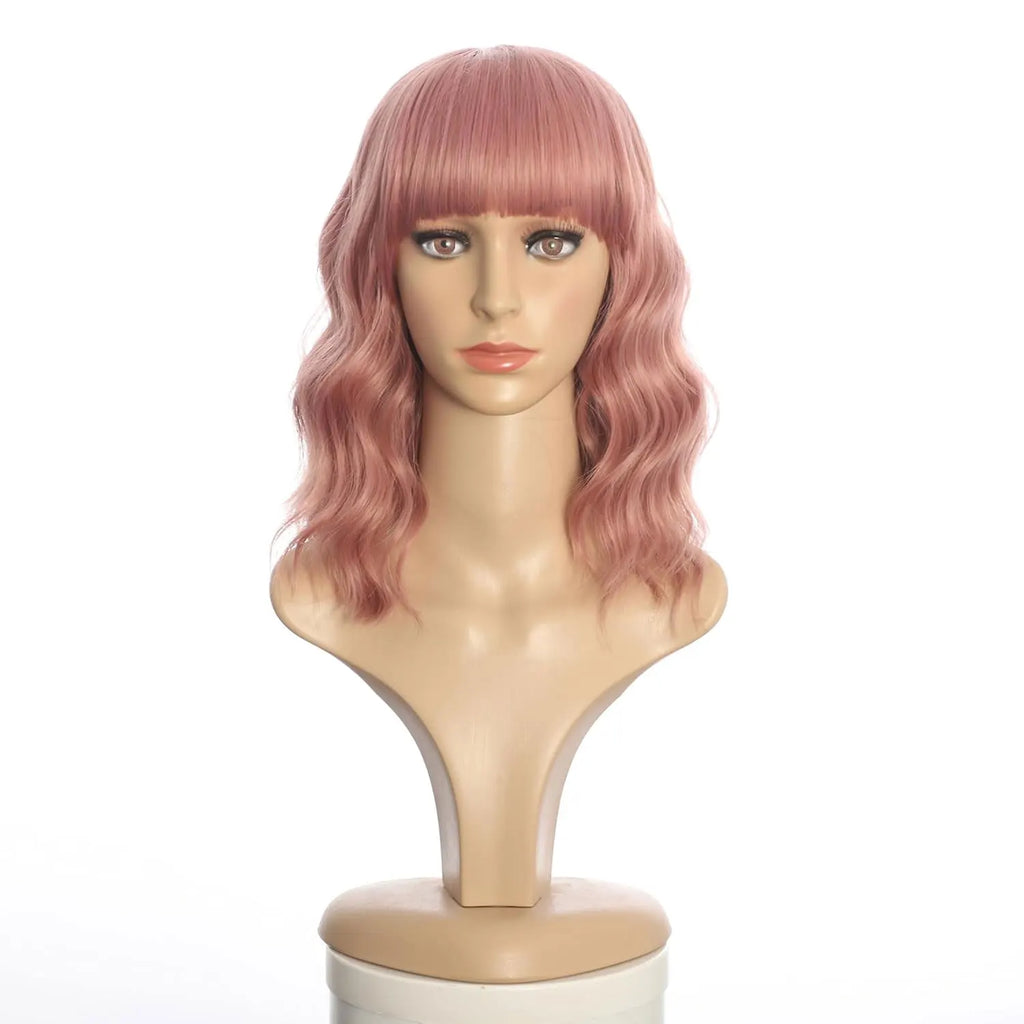 Rosé | Body Wave T-Part Lace Human Hair Wig – Indian Remy | 250% Density | Pink | 8–16 Inch