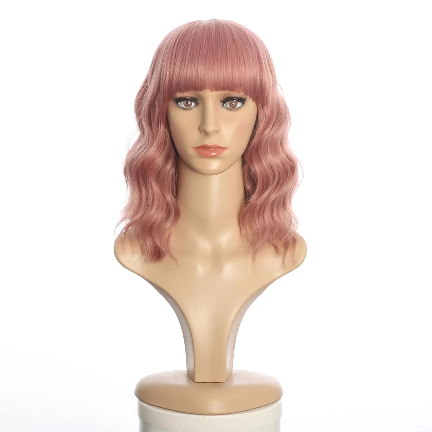 Rosé | Body Wave T-Part Lace Human Hair Wig – Indian Remy | 250% Density | Pink | 8–16 Inch