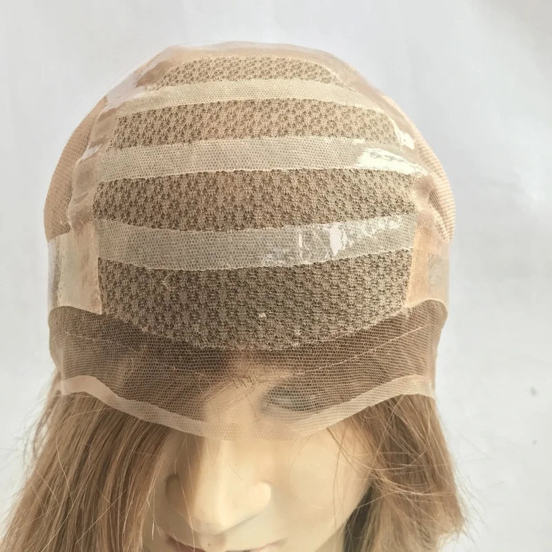 Modern Hair Wholesale in Stock 18 Inch Virgin Human Hair Antislip Glueless Medical Blonde Wig